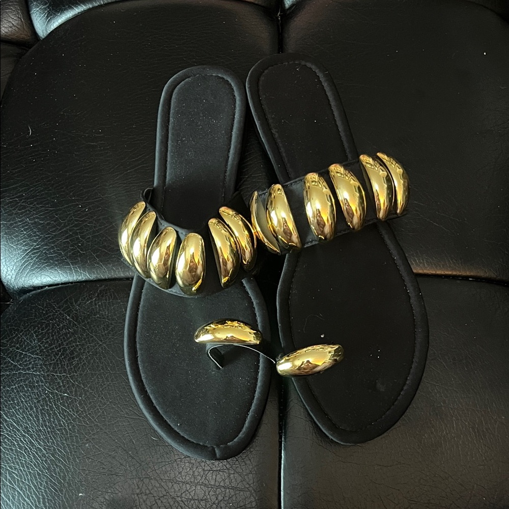 Gold Women's Sandals